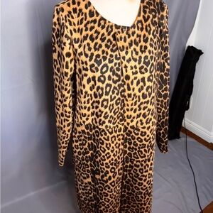 JODIFL Leopard Print Elegant Jacket